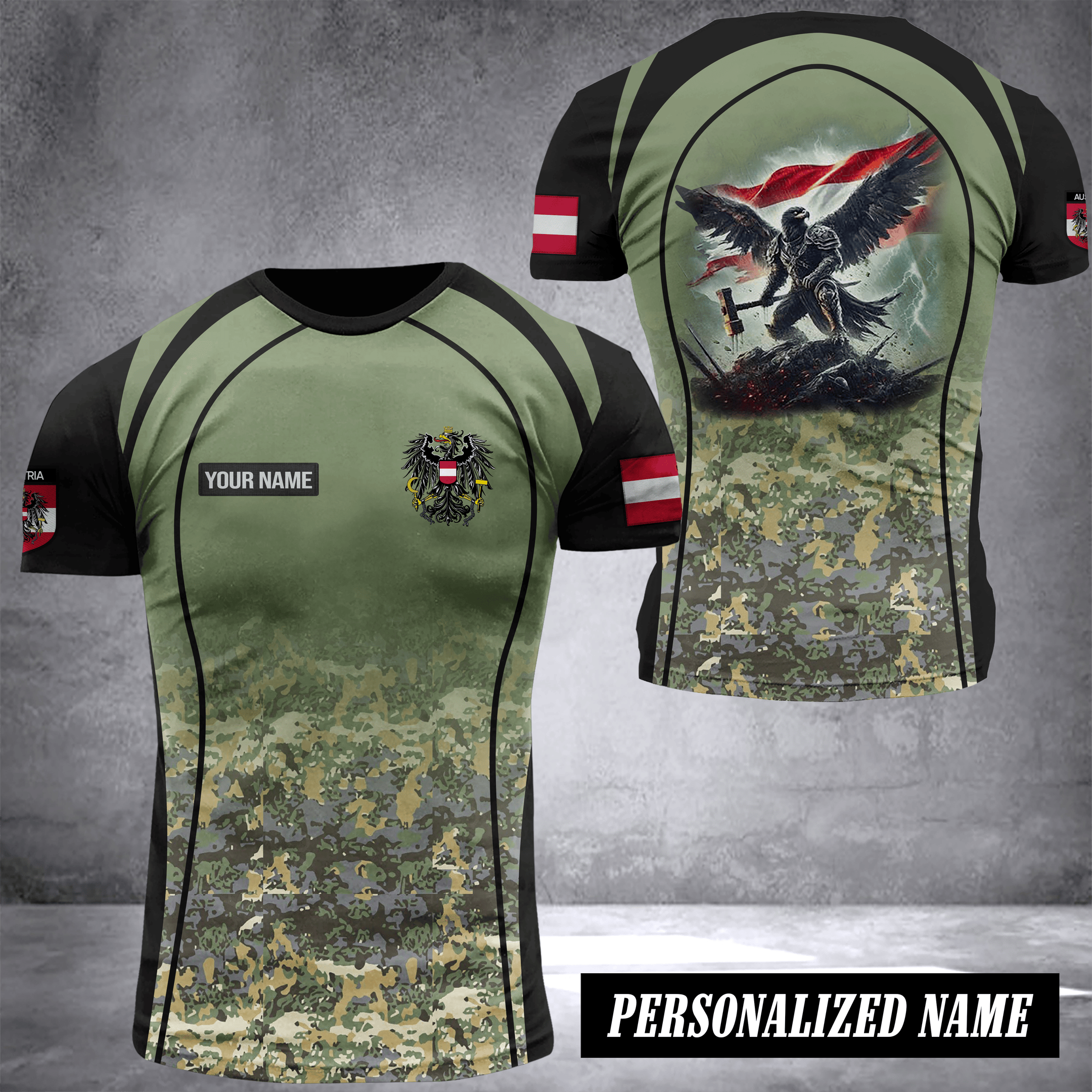 Austria camo lgo T-shirt 2509