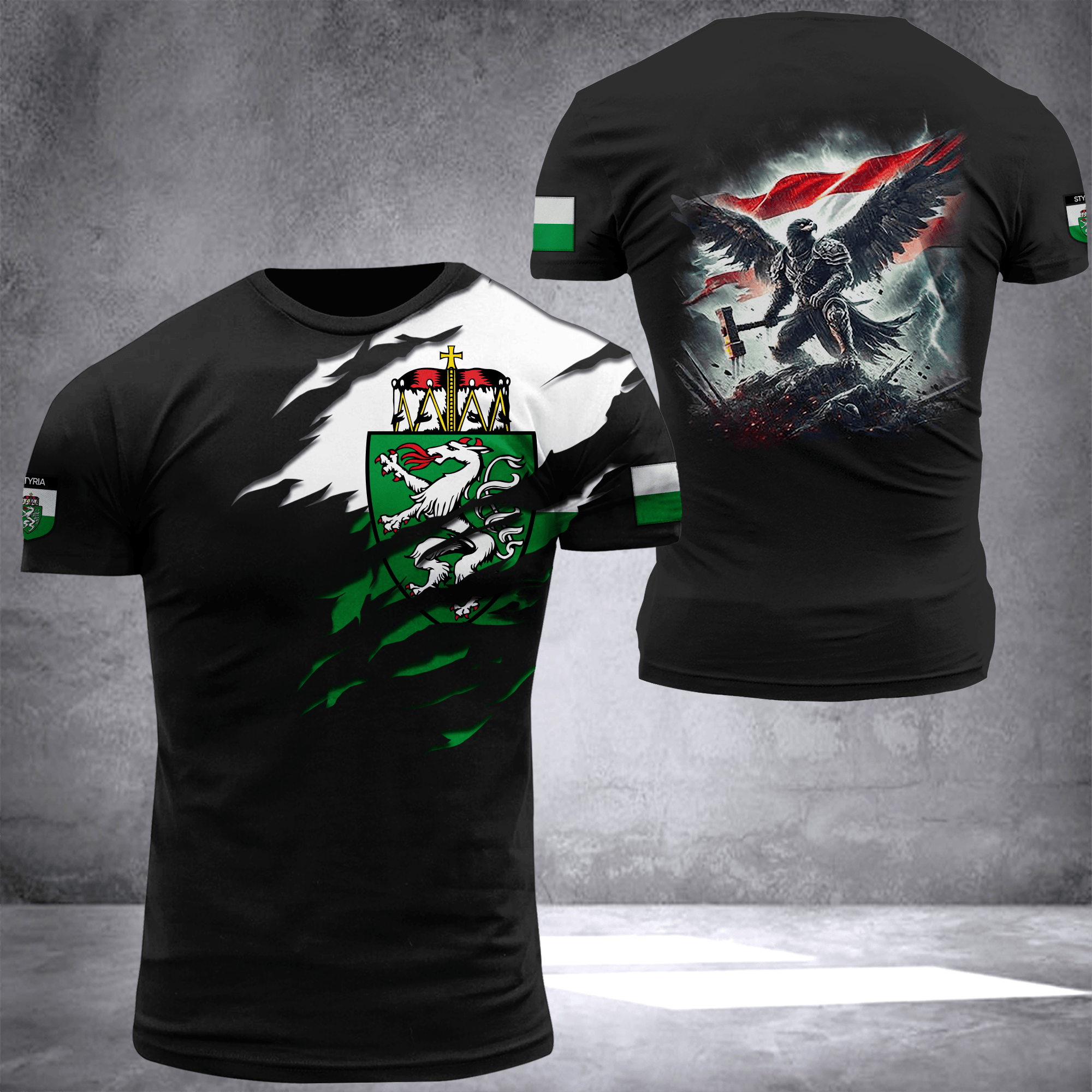 Styria camo lgo T-shirt 2509