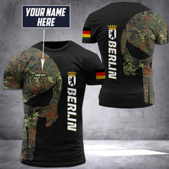 Berlin camo pun customize T-shirt 2452