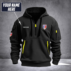 Firefighter France customize Hoodie Half Zipper