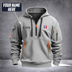 Firefighter France customize Hoodie Half Zipper