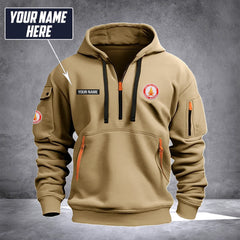 Firefighter Italy customize Hoodie Half Zipper