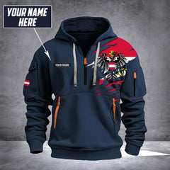 Austria customize Hoodie Half Zipper