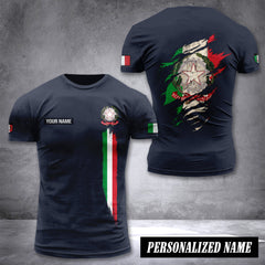 Italy customize T-shirt back