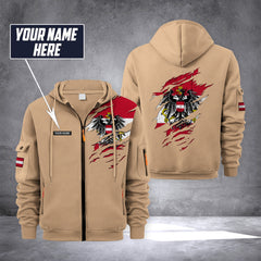 Austria customize Zipper cardigan jacket