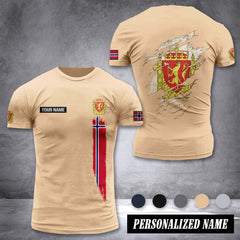 Police Norway customize T-shirt back