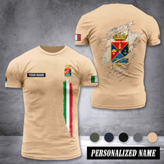 Soldier Italy customize T-shirt back
