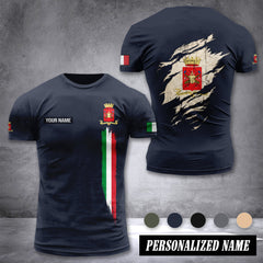 Soldier Italy customize T-shirt back army