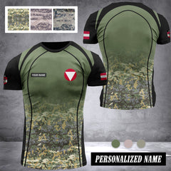Austria army customize T-shirt camou