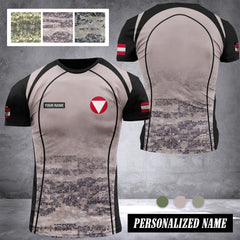 Austria army customize T-shirt camou
