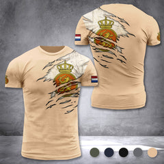 Soldier Netherlands Army customize T-shirt