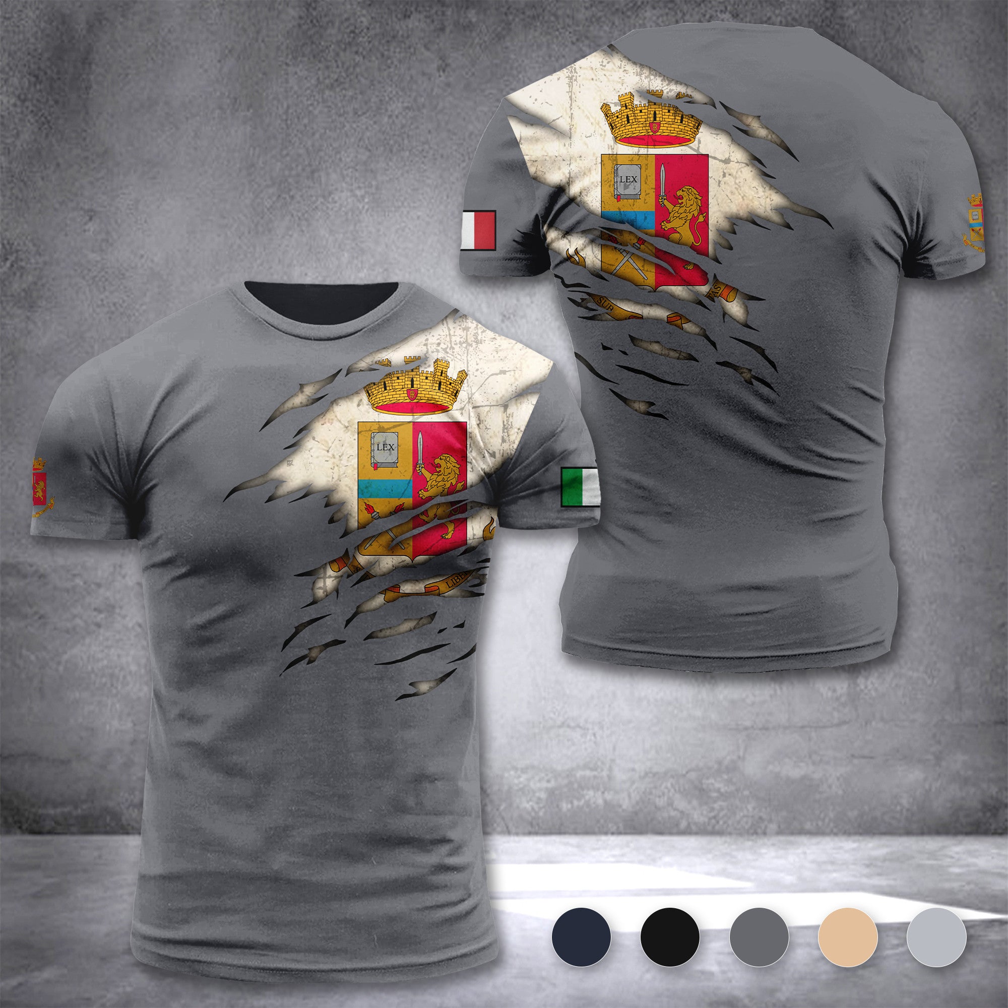 Polizia Di Stato customize ranking T-shirt