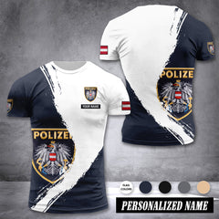 Polizei Austria customize T-shirt color