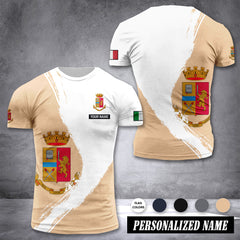 polizia di stato customize T-shirt color