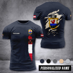 Feuerwehr Amstetten Firefighter Amstetten customize T-shirt back