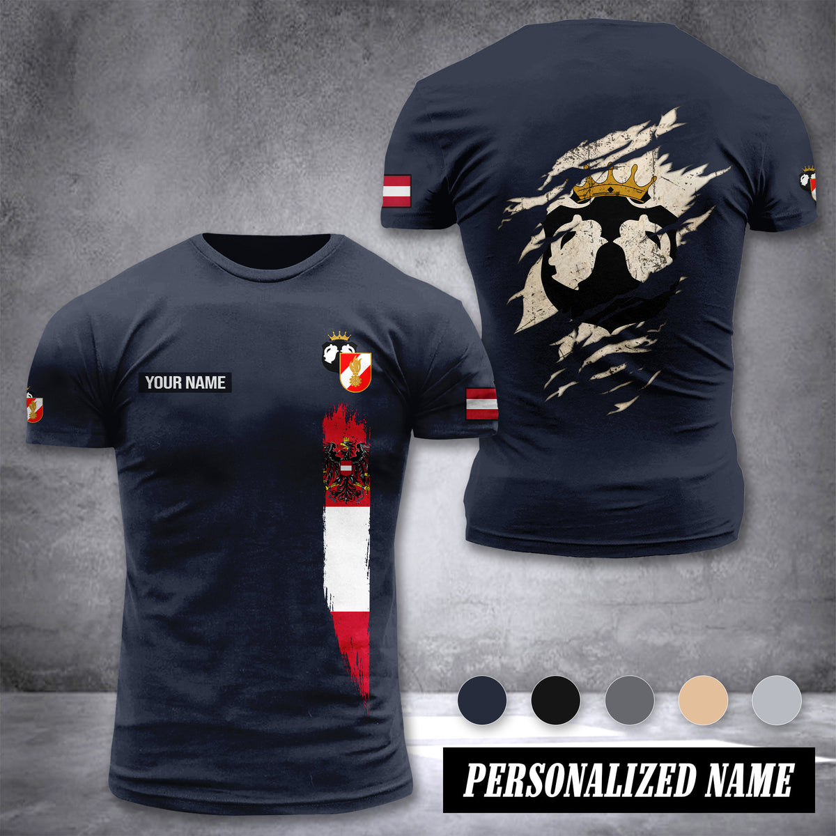 Feuerwehr Pulkau customize T-shirt back