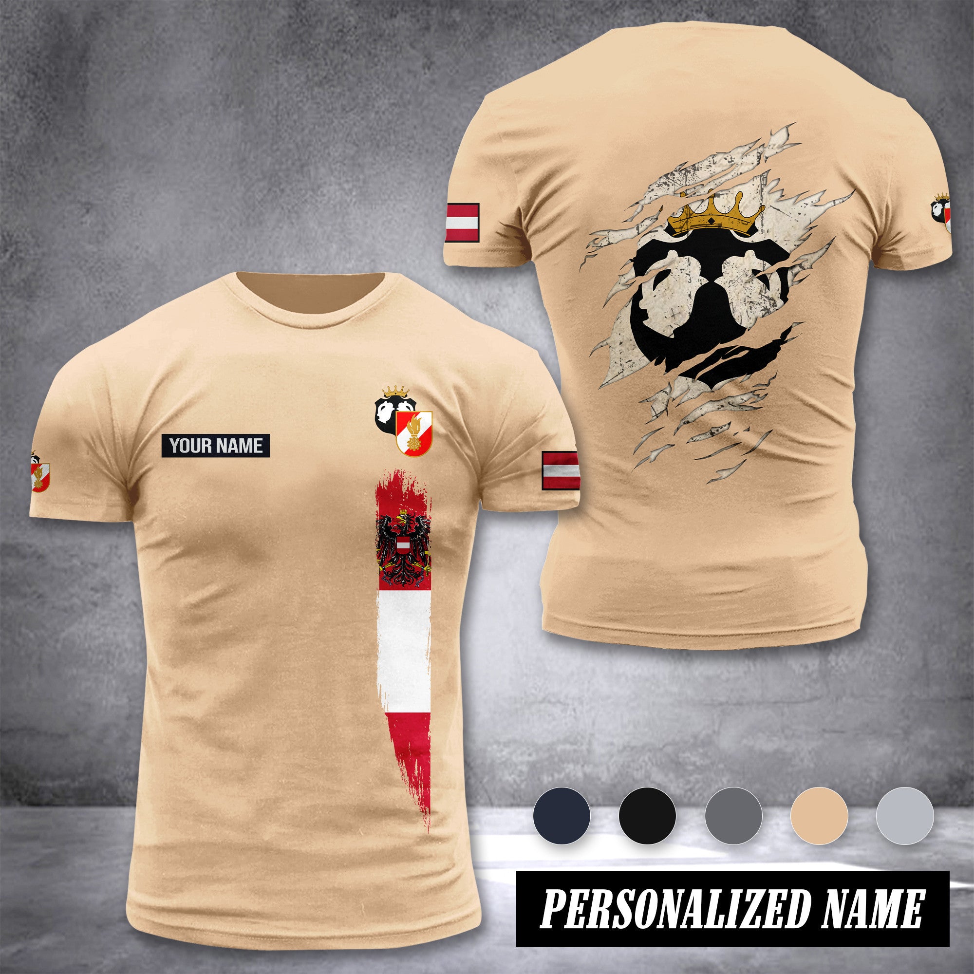 Feuerwehr Pulkau customize T-shirt back