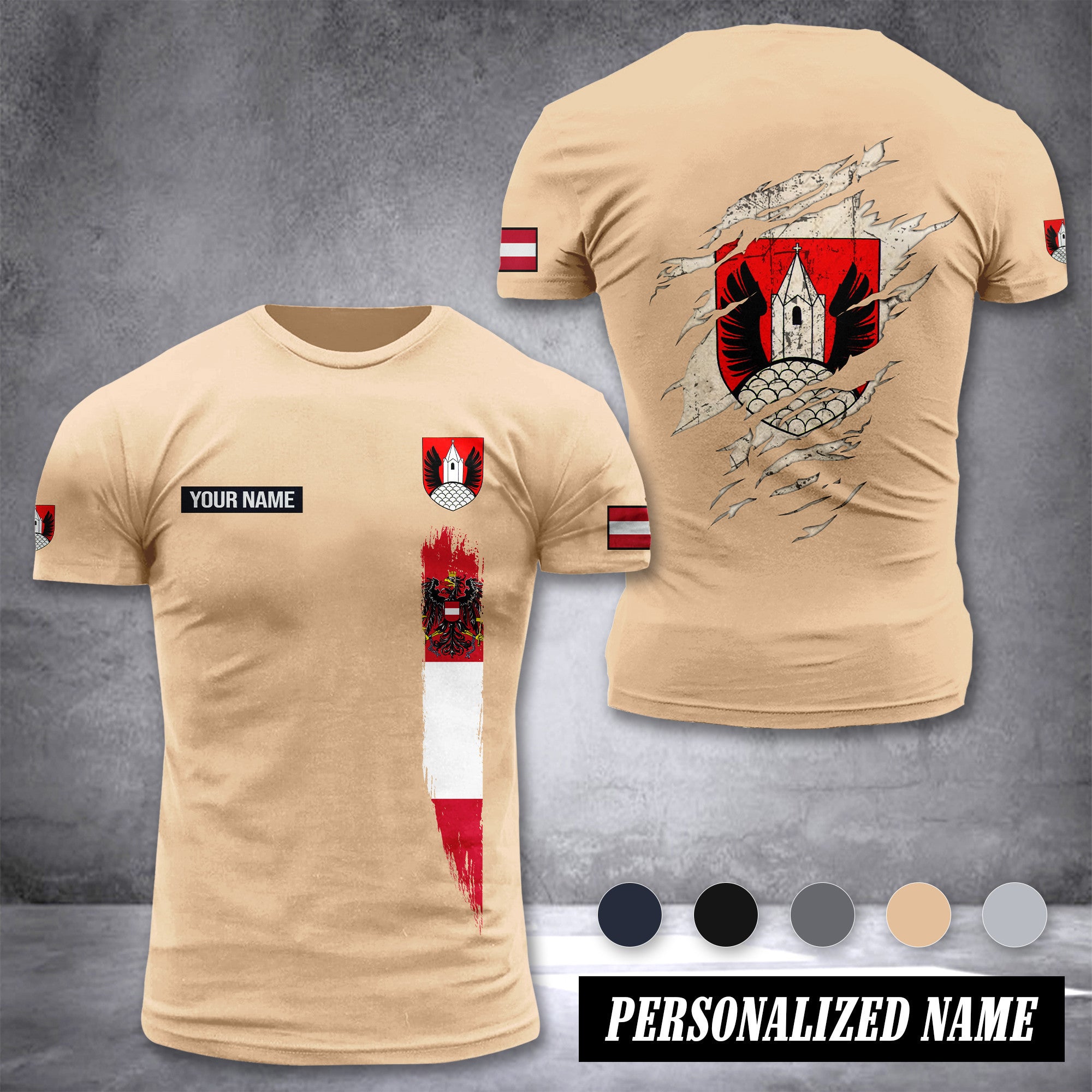 Feuerwehr Zellerndorf customize T-shirt back