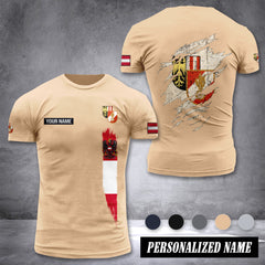 Feuerwehr Oberösterreich customize T-shirt back