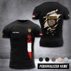 Justizwache customize T-shirt back