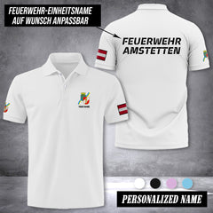 Firefighter Niederösterreich customize polo back