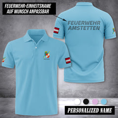 Firefighter Niederösterreich customize polo back