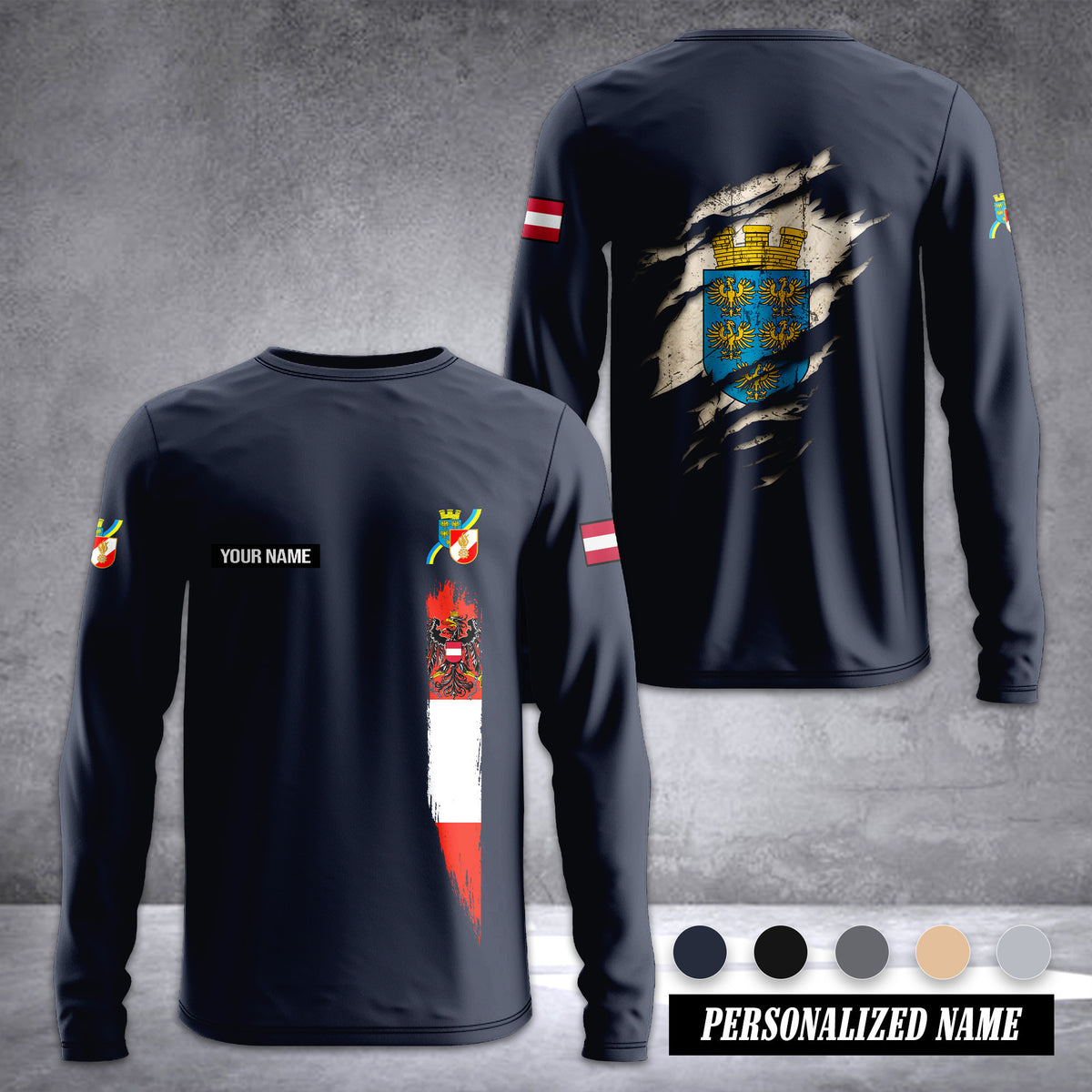 Firefighter Lower Austria Sleeve T-shirt 245