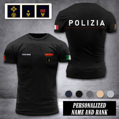Polizia customize ranking T-shirt comfor