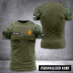 Netherlands customize T-shirt back camo