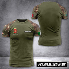 Italy army customize T-shirt back camo