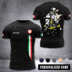 Firefighter Italy customize T-shirt CB