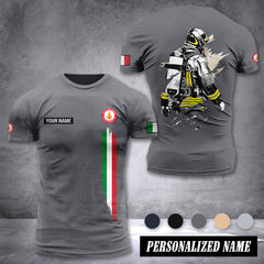 Firefighter Italy customize T-shirt CB