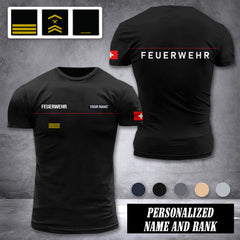 Firefighter Switzerland customize ranking T-shirt 276