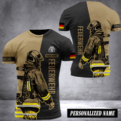 Berliner Feuerwehr customize T-shirt back 197