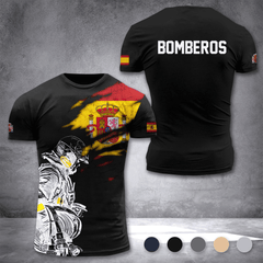 Firefighter Spain customize T-shirt 3d 297