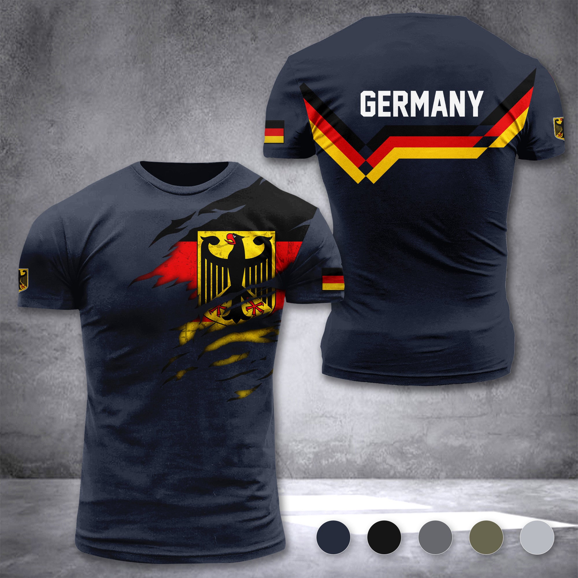 Germany customize T-shirt 3d 148