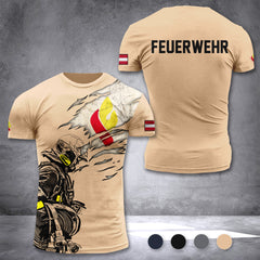 Firefighter Kärnten Carinthia Austria customize T-shirt 3d 139