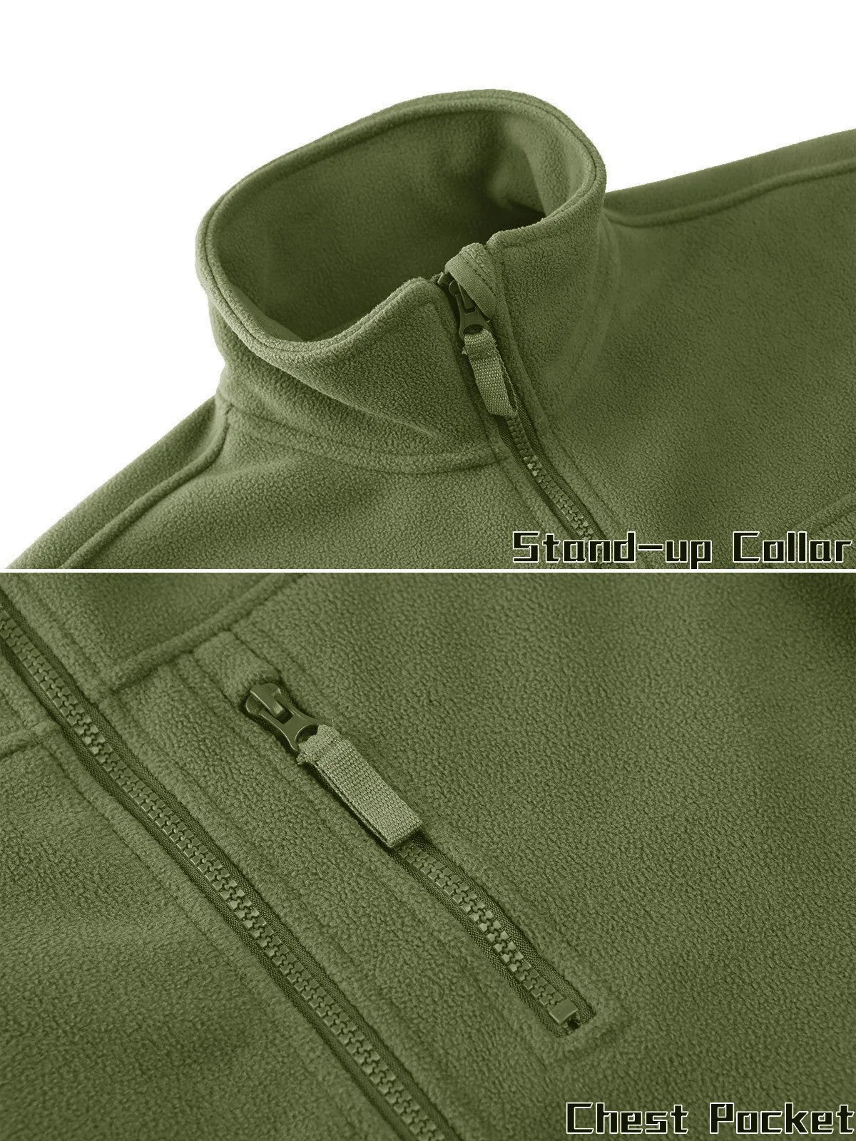 Soldier Austria Fleecejacke – Warme Thermojacke für Damen & Herren, Arbeitsjacke mit Zipper-Taschen, Ideal für Wandern, Training & Outdoor