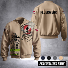 Firefighter Austria Unisex Baseball Bomber Jackets 3d Print