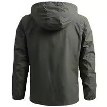 Firefighter Germany Outdoor Windbreaker Herren – Taktische Kapuzenjacke, Wasserdicht, Atmungsaktiv, Leicht, Feld- & Kletterjacke