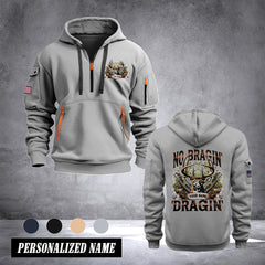 Deer Hunter customize Hoodie Half Zipper 0909