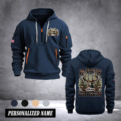 Deer Hunter customize Hoodie Half Zipper 0909