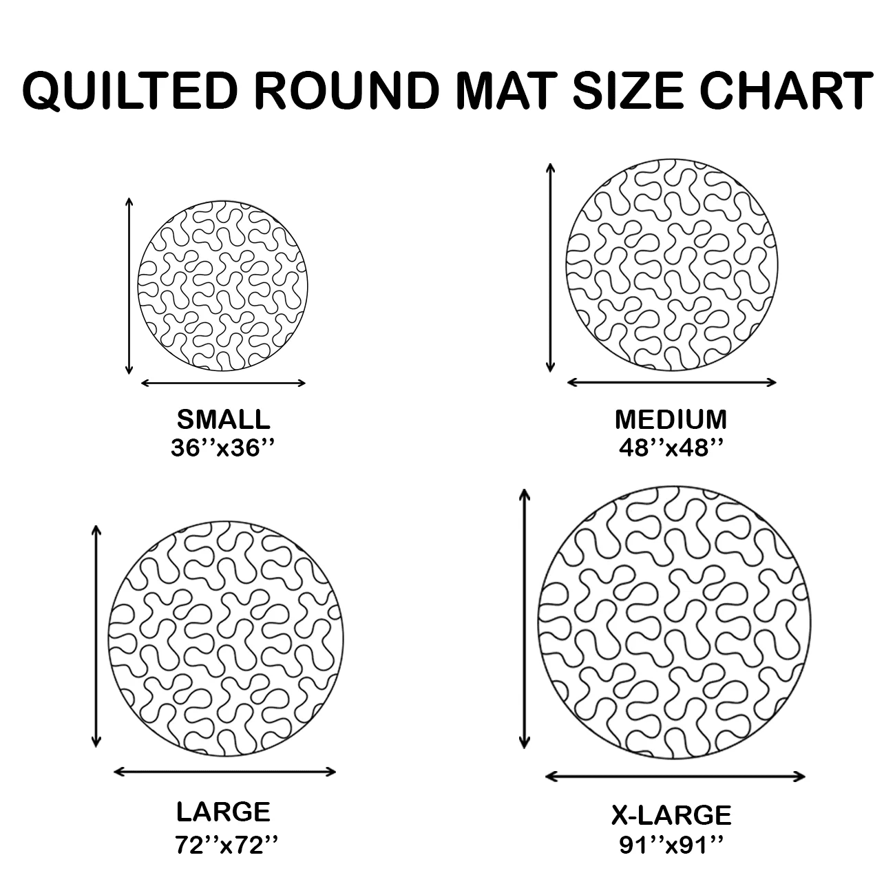 Bigfoot & Sasquatch Crossing Round Mat 0510