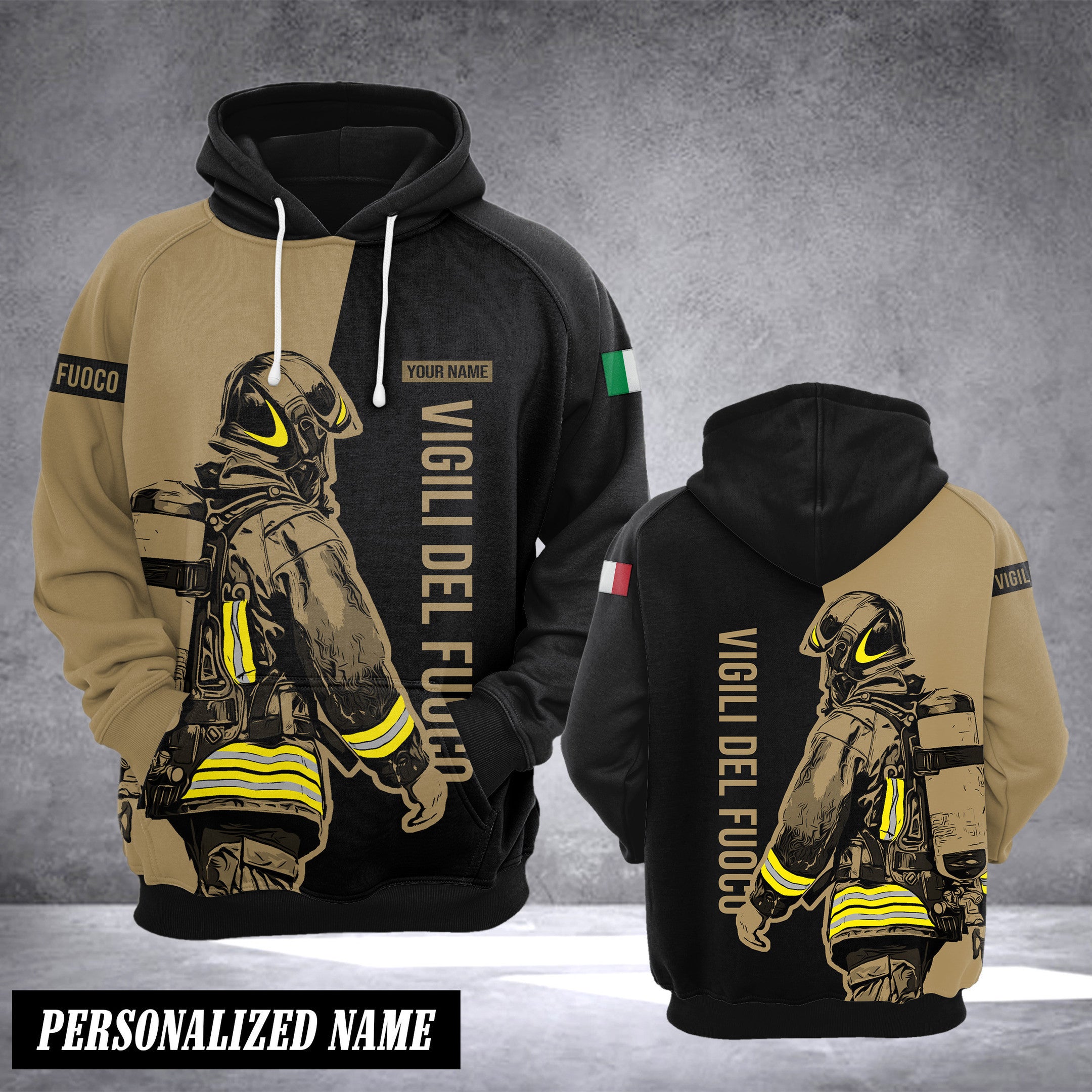 Firefighter Italy customize hoodie T SHIRT SWEATER 245