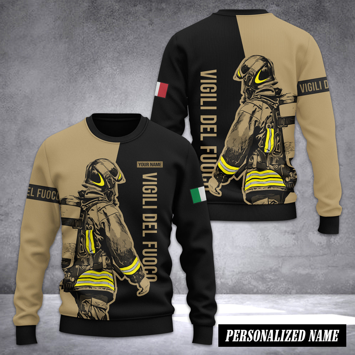 Firefighter Italy customize hoodie T SHIRT SWEATER 245