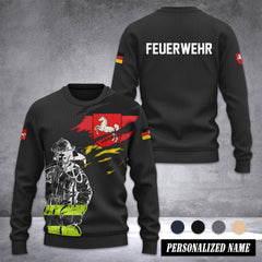 Firefighter Lower Saxony Ugly Sweater Customize 3d printed