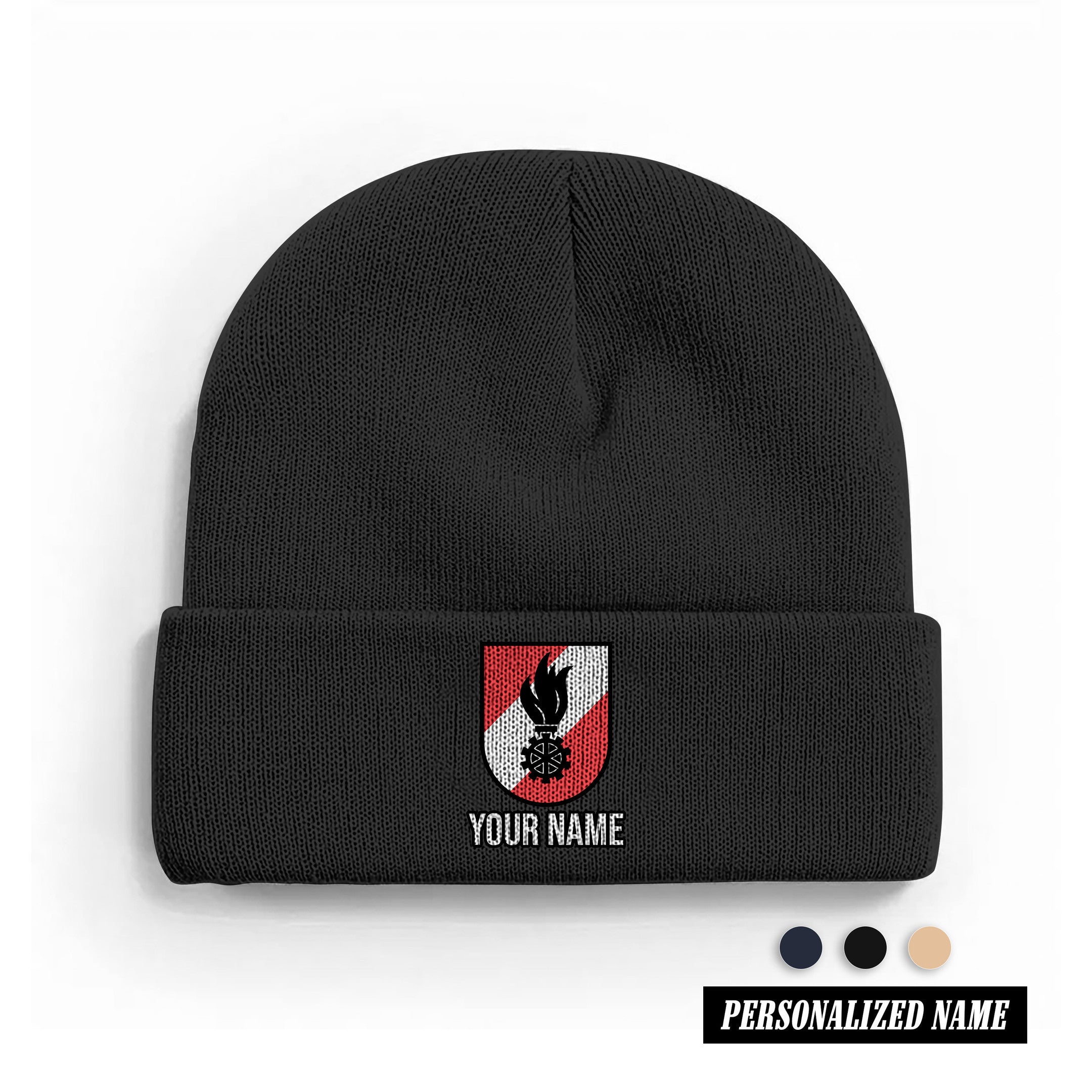 Firefighter Austria Feuerwehr Mütze Acryl Unisex – Atmungsaktiv, Waschbar, Mehrere Farben, Geschenkidee für Männer & Frauen