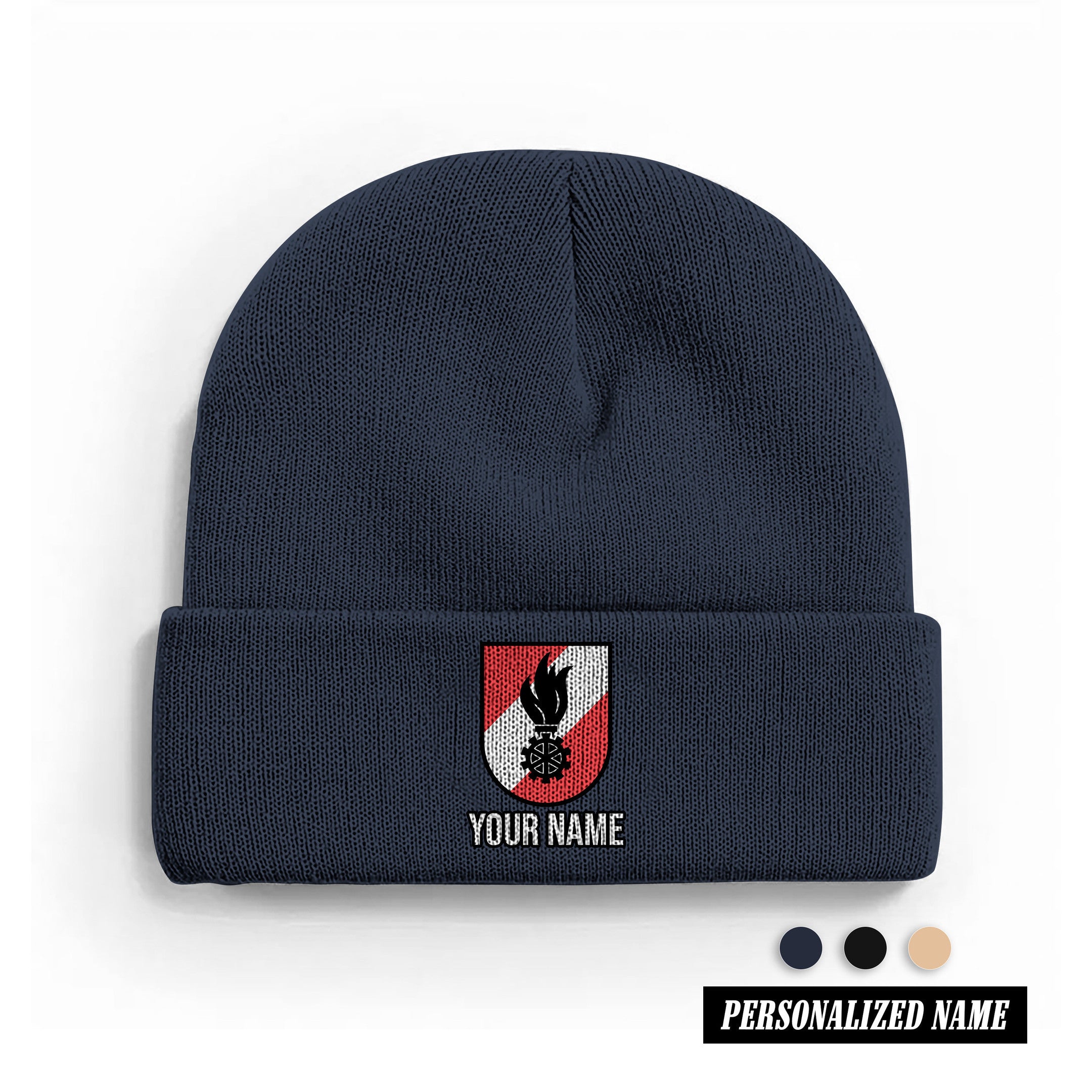 Firefighter Austria Feuerwehr Mütze Acryl Unisex – Atmungsaktiv, Waschbar, Mehrere Farben, Geschenkidee für Männer & Frauen