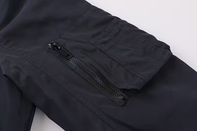 Firefighter Germany custom Herren Bomberjacke – Leichtes Arbeitsjacke mit Stehkragen und Mehreren Taschen