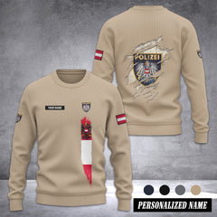 Polizei Austria Ugly Sweater Customize 3d printed 2